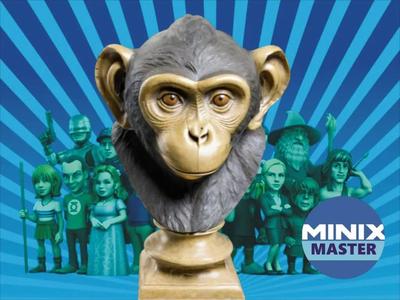 bust of a monkey