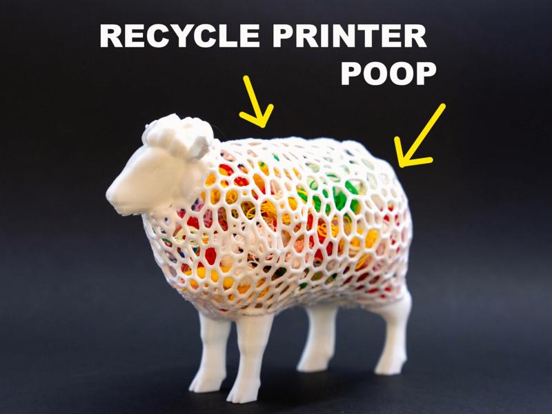 easter pop recycling sheep