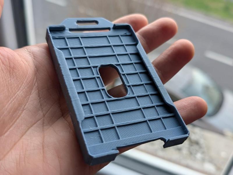 Slip-in Double Side Vertical Badge Card Holder