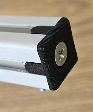 item 20×20 endplate bumper screwed