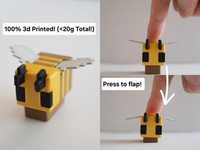 Minecraft Bee Fidget (1:20th Scale)