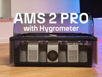 AMS 2 Pro Silica Dry Box with Hydrometer Bambu Lab