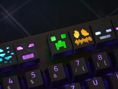 Minecraft Keycaps: Mobs