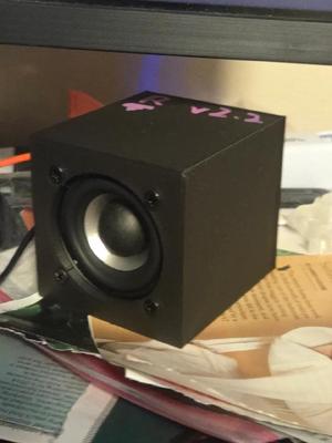SP3DKER V2.2 2 inch speaker enclosure   