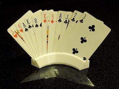 Playing Card Holder - Holds your cards for you while you play!
