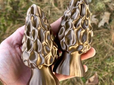 Morel Mushroom Fungi Figure House and Plant Decor