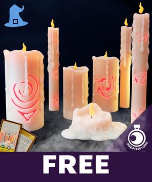 FREE Real-size Prop – Runic Candles of Darkness