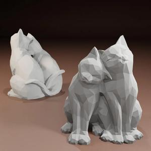 Low Poly Cats