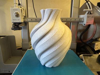 "Thera" Contemporary Spiral Vase