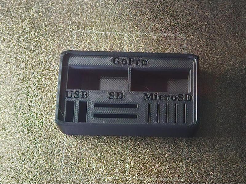 GoPro Battery and SDcard holder