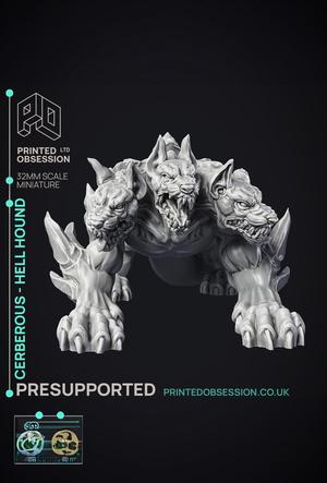 Cerberus – Hell Hound – PRESUPPROTED – 32mm Scale