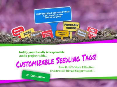 Customizable Labels For Your Seedlings!