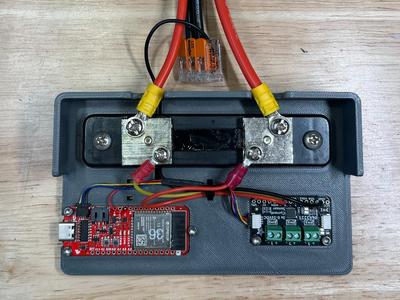 Arduino Battery Data Logger +-50A 0-26 Volts Ah SD