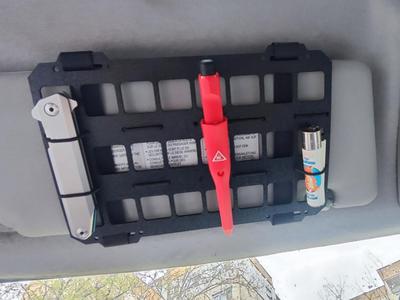 Rigid Molle Panel Sun Visor