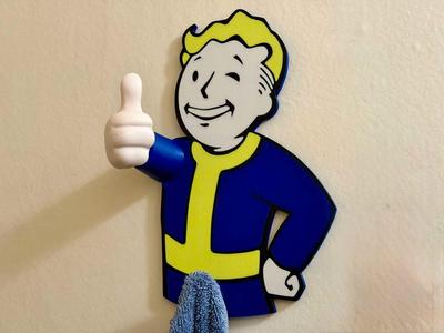 Fallout Vault Boy Wall Hook – Single and Double