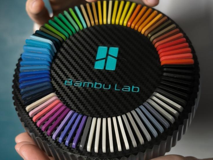 Rotating Filament Swatch Display