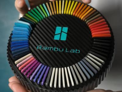Rotating Filament Swatch Display
