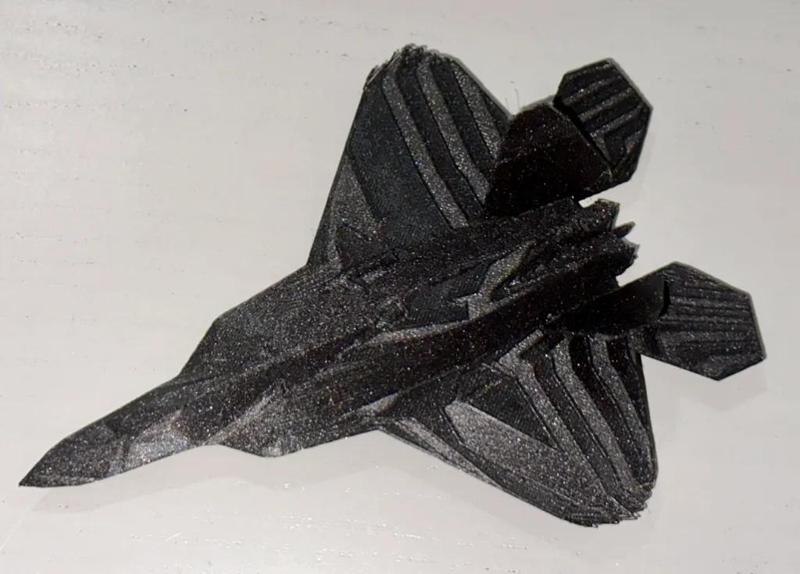A  Low Poly F-22 Raptor