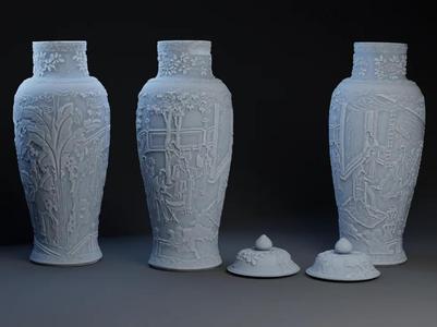 Qing Dynasty Baluster Vase