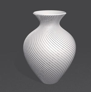 Modern Vase with Spiral Vase mode Option. elegant