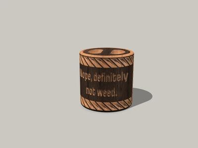 Screw Lid Jar (not for weed).   