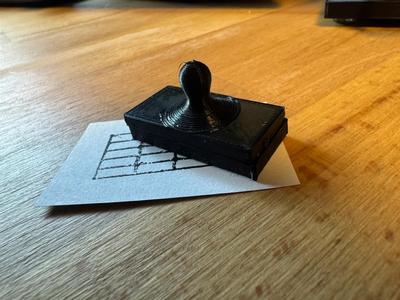 Guitar fingering stamp - Gitarrengriffe-Stempel   