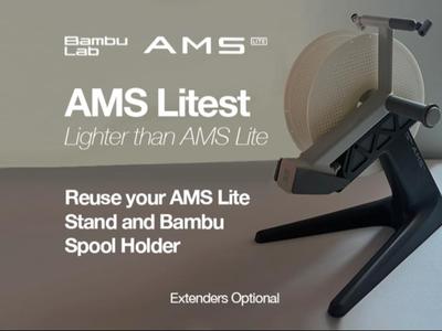AMS Litest  Lite Stand External Bambu Spool Holder