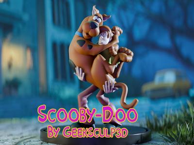 Scooby-Doo and Shaggy Collectible Fan Art Figurine