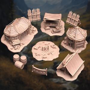 Camp Site Terrain Set - A Place of Respite