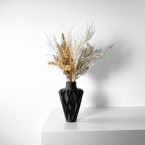 The Lunor Vase, Modern and Unique Home Decor for Dried and Preserved Flower Arrangement  | STL File