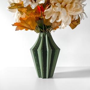The Walo Vase, Modern and Unique Home Decor for Dried and Preserved Flower Arrangement  | STL File