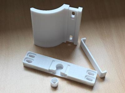 Balcony door lock with handle