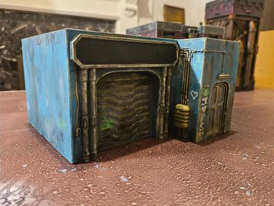 Sci-Fi Garage Building