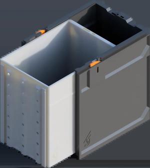 GEN2 115-1W-1.5H Decor Drawer   