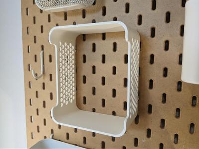 IKEA SKÅDIS – Double-Shelf Organizer