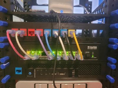 Mokerlink switch rack ears