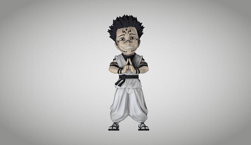 Sukuna figure for 3d printing