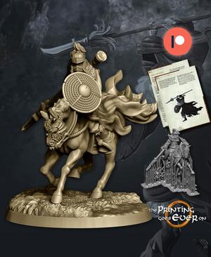 Dark Spearman – On Foot and Mounted
