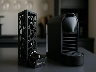 Espresso Coffee Capsule Holder, Organic Design