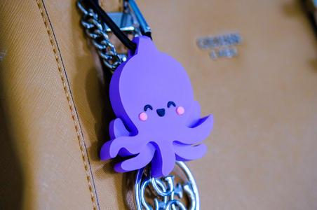Kawaii Octopus Keychain