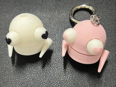 Cute love R.E.P.O. Keychain