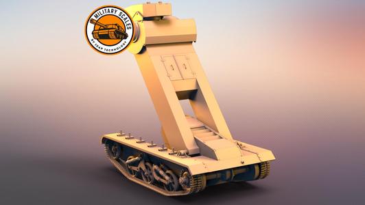 Praying Mantis experimental machine gun carrier