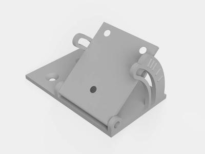 Camera (Daheng or Allied Vision) mount with angle marking   