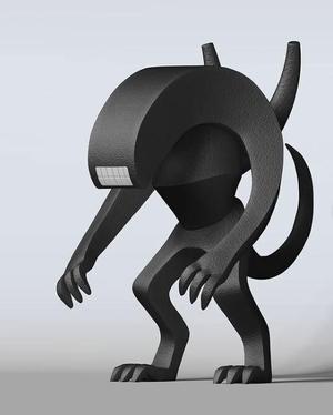 Xenomorph Creature Figure Fan Art Toy