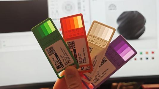 Filament Sample Card