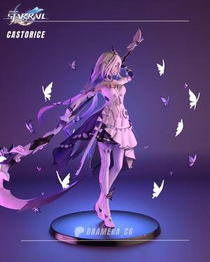 Castorice - Honkai Star Rail Game Figurine for 3D Printing