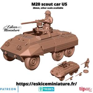 M20 Scout car - 28mm