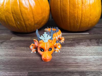 Articulated Halloween Dragon – By Vixvvo3D