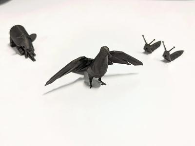 Low-poly pigeon