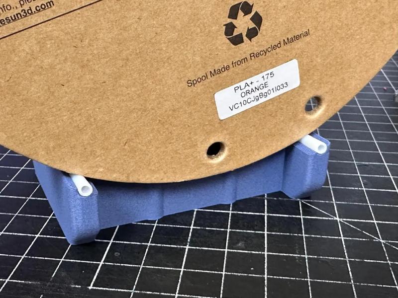 PTFE spool holder for drybox   